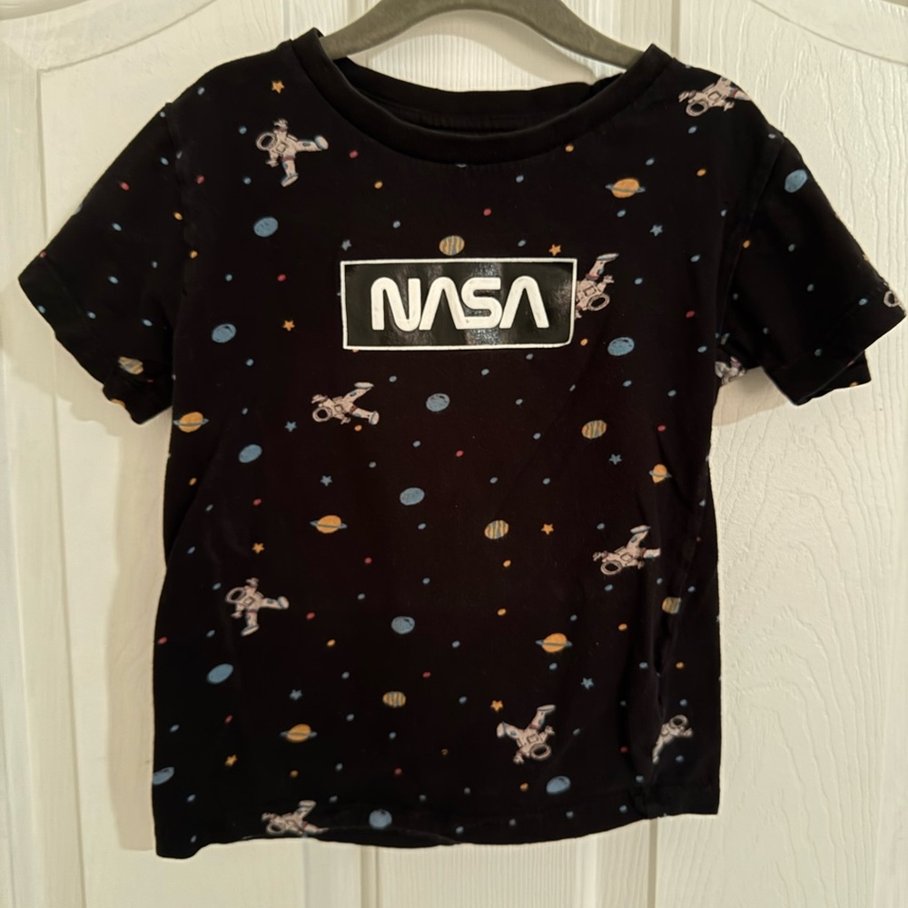 Eighty Eight Black NASA Space Adventure Tee